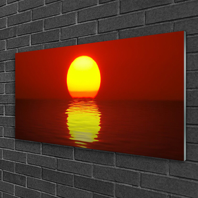 Fotografija na akrilnom staklu Krajolik zalaska sunca
