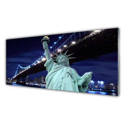 Fotografija na akrilnom staklu Most Kipa slobode