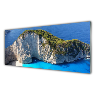 Fotografija na akrilnom staklu Rocks Sea Landscape