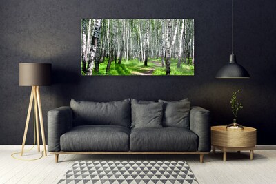 Fotografija na akrilnom staklu Drveće Trava Priroda