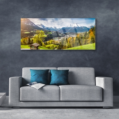 Fotografija na akrilnom staklu Alpski krajolik