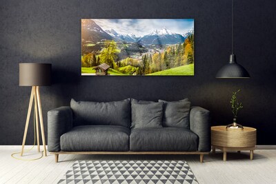Fotografija na akrilnom staklu Alpski krajolik