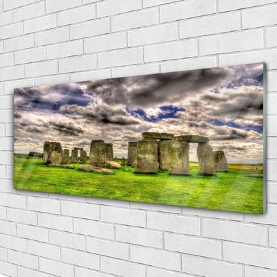 Fotografija na akrilnom staklu Pejzaž Stonehengea