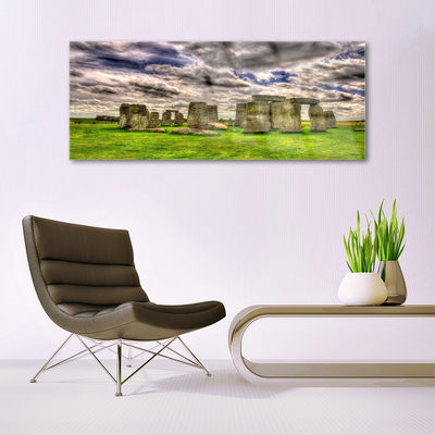 Fotografija na akrilnom staklu Pejzaž Stonehengea