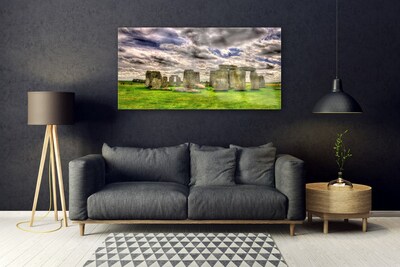 Fotografija na akrilnom staklu Pejzaž Stonehengea