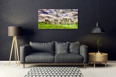 Fotografija na akrilnom staklu Pejzaž Stonehengea