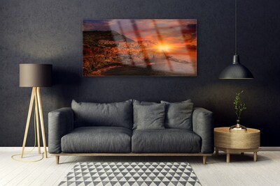 Fotografija na akrilnom staklu Pejzaž grada mora