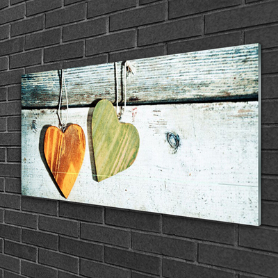 Akrilna slika Heart Wood Art