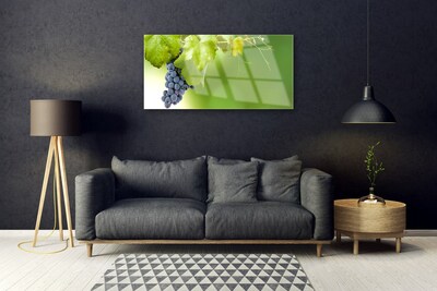 Akrilna slika Grapes Leaves Kitchen