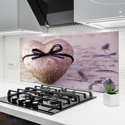Foto staklo za kuhinju Srce Stone Art