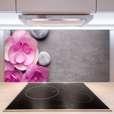 Foto staklo za kuhinju Aromaterapija ružičastog cvijeća
