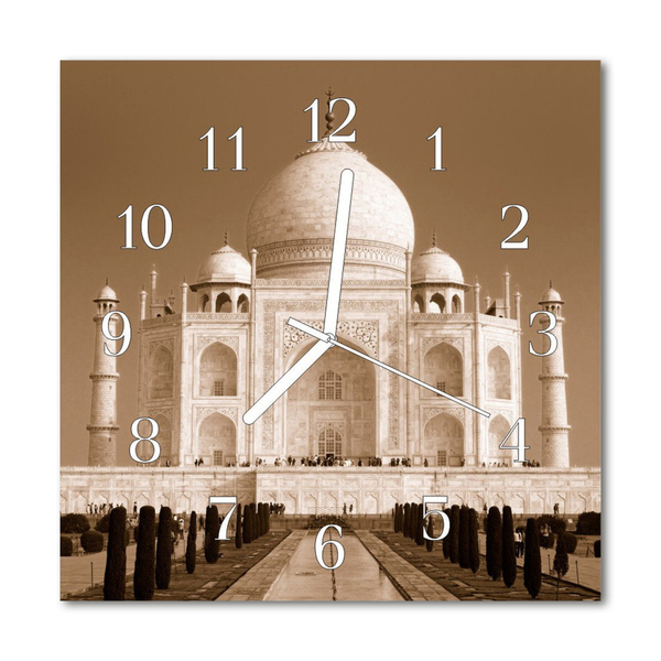 Stakleni četvrtasti sat Taj Mahal