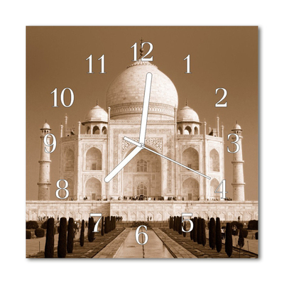 Stakleni četvrtasti sat Taj Mahal