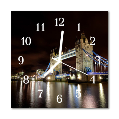 Kvadratni zidni sat Londonski most