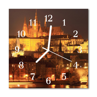 Kvadratni zidni sat Prag