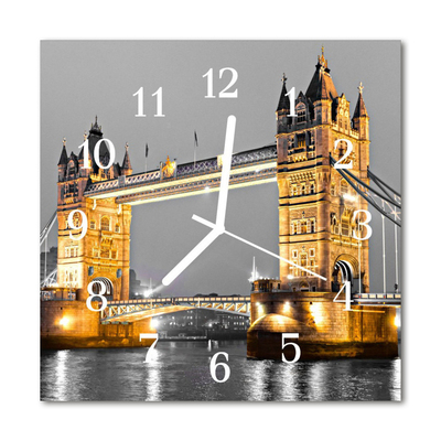 Kvadratni zidni sat Tower bridge