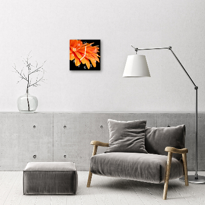 Kvadratni zidni sat Gerbera