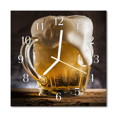 Kvadratni zidni sat Pivo