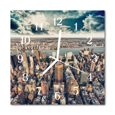 Kvadratni zidni sat New York