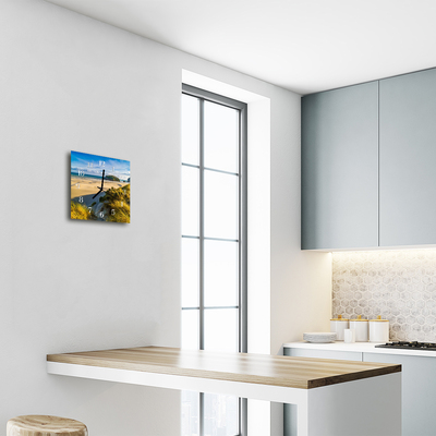 Stakleni četvrtasti sat Plaža