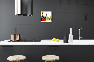 Stakleni četvrtasti sat Tjestenina