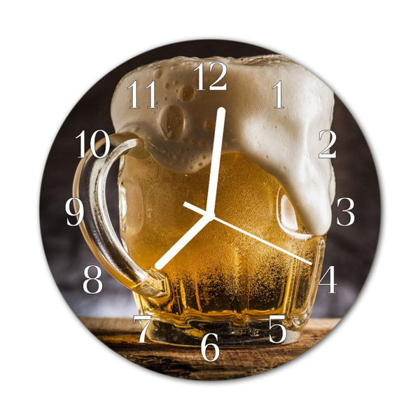 Okrugli zidni sat Pivo