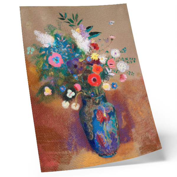 Dekorativni plakat Buket cvijeća (1900.—1905.) Odilona Redona