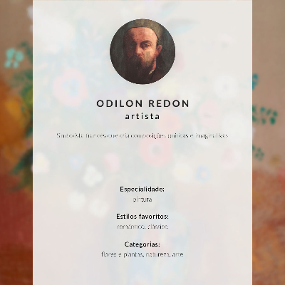 Dekorativni plakat Buket cvijeća (1900.—1905.) Odilona Redona