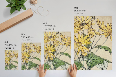 Zidni plakat Suncokreti (1915.) Hannah Borger Overbeck