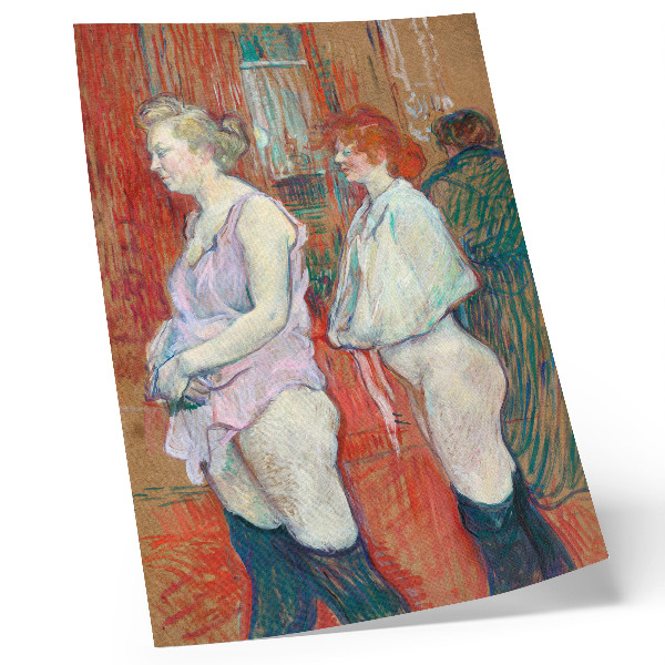 Plakat Rue des Moulins (1894.) slika visoke rezolucije Henrija de Toulouse-Lautreca