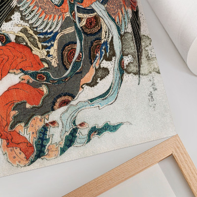 Tisak na platno Japanski Hokusai u vintage ukiyo-e stilu