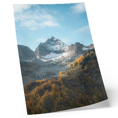 Dekorativni plakat Planine i šume u jesenskim bojama