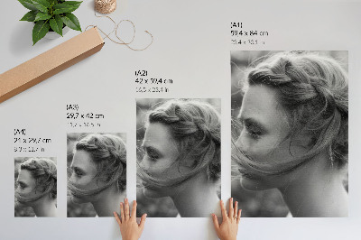 Plakat Crno-bijeli portret emocija, suptilnosti, elegancije