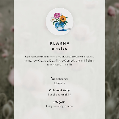 Dekorativni plakat Buket ruža uz bijeli zid