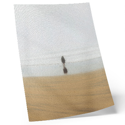 Plakat Minimalizam, mir, samoća, plaža, odraz, voda