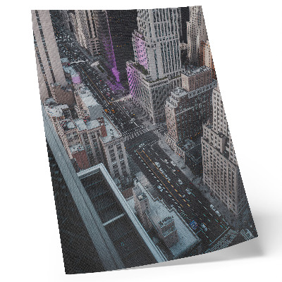 Plakat Moderni neboderi na ulicama New Yorka