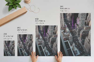 Plakat Moderni neboderi na ulicama New Yorka