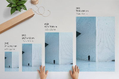 Zidni plakat Impresivan zid s geometrijskim uzorcima
