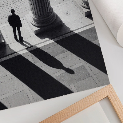 Zidni plakat Sjene stupova minimalističke arhitekture