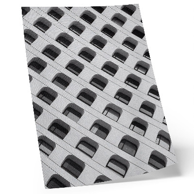 Plakat Minimalistička fasada puna ponavljajućih oblika