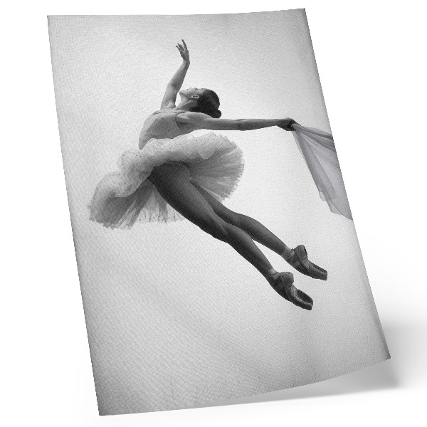 Dekorativni plakat Balerina u pokretu s gracioznošću i lakoćom