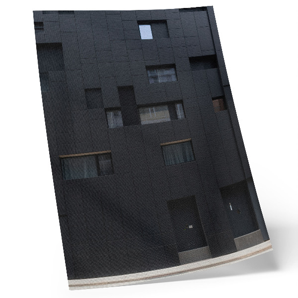 Dekorativni plakat Minimalistička fasada, harmonija geometrijskih oblika