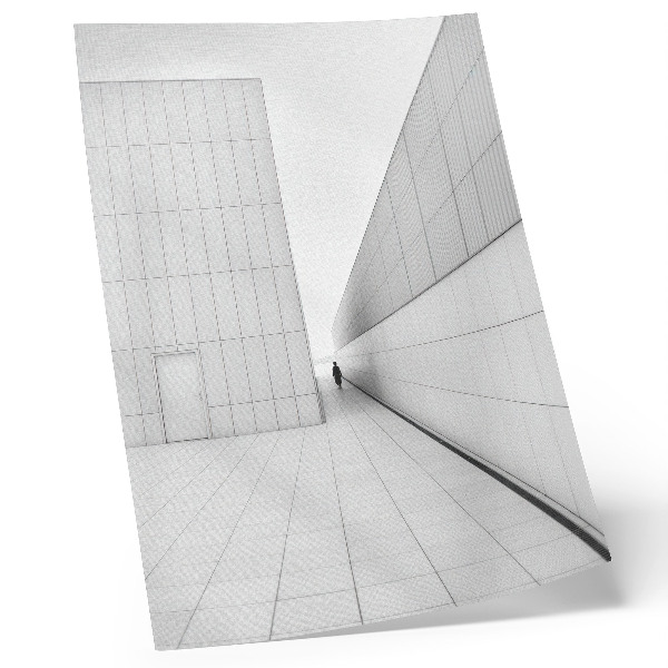 Plakat Minimalistička geometrijska arhitektura