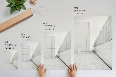 Plakat Minimalistička geometrijska arhitektura