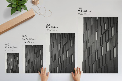 Tisak na platno Grafitni geometrijski oblici u modernom stilu
