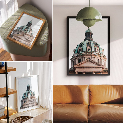 Tisak na platno Impresivni detalji kupole klasične arhitekture