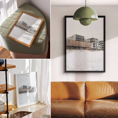 Dekorativni plakat Moderne zgrade minimalističke arhitekture