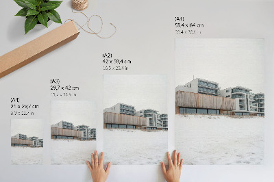 Dekorativni plakat Moderne zgrade minimalističke arhitekture