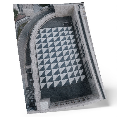 Dekorativni plakat Elegantni geometrijski uzorci, futuristička arhitektura