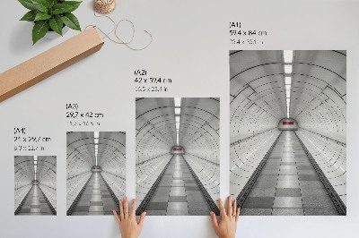 Zidni plakat Futuristička prostorna moderna stropna rasvjeta